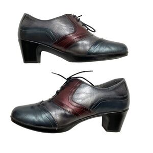 Doctor Cutilas Victorian leather shoes lace up size 38 EUR US 8 vintage